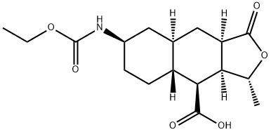 (1R,3aR,4aR,8aR,9S,9aR)-1-метил-3-оксодекагидро-3Н-спиро[нафто[2,3-с]фуран-6,2'-[1,3]диоксолан]-9 -карбон қышқылы