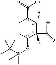 (3S,4S)-3-[(R)-1-(терт-Бутилдиметилсилилокси)этил]-4- [(R)-1-карбоксиэтил]-2-азетидинон