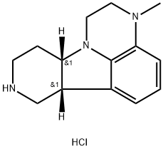 (6bR,10aS)-3-Methyl-2,3,6b,7,8,9,10,10a-octahhydro-1H-pyrido[3',4':4,5]пирроло[1,2,3- де]хиноксалин гидрохлориді