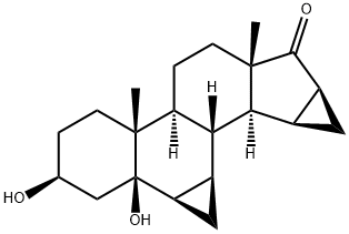 3b,5-Dihydroxy-6b,7b:15b,16b-диметилен-5b-андростан-17-бір