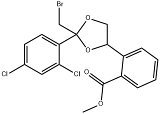 cis-2-(бромометил)-2-(2,4-дихлорфенил)-1,3-диоксолан-4-илметилбензоат