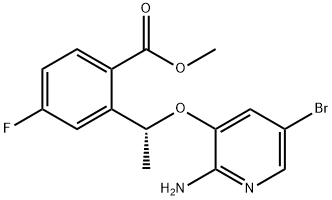 метил(R)-2-(1-((2-амино-5-бромопиридин-3-ил)окси)этил)-4-фторбензоат
