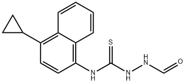 N-(4-циклопропил-1-нафталенил)-2-формилгидразинкарботиоамид